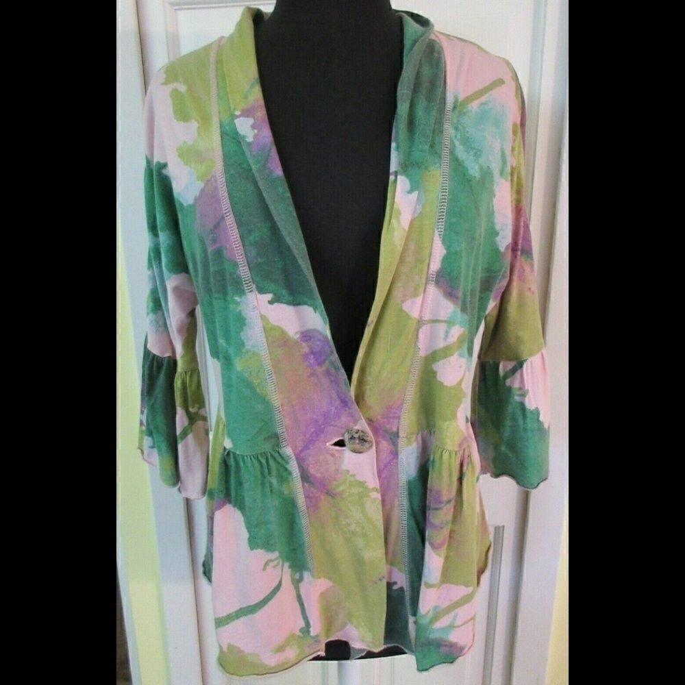 CMC by Color Me Cotton knit top/jacket Medium